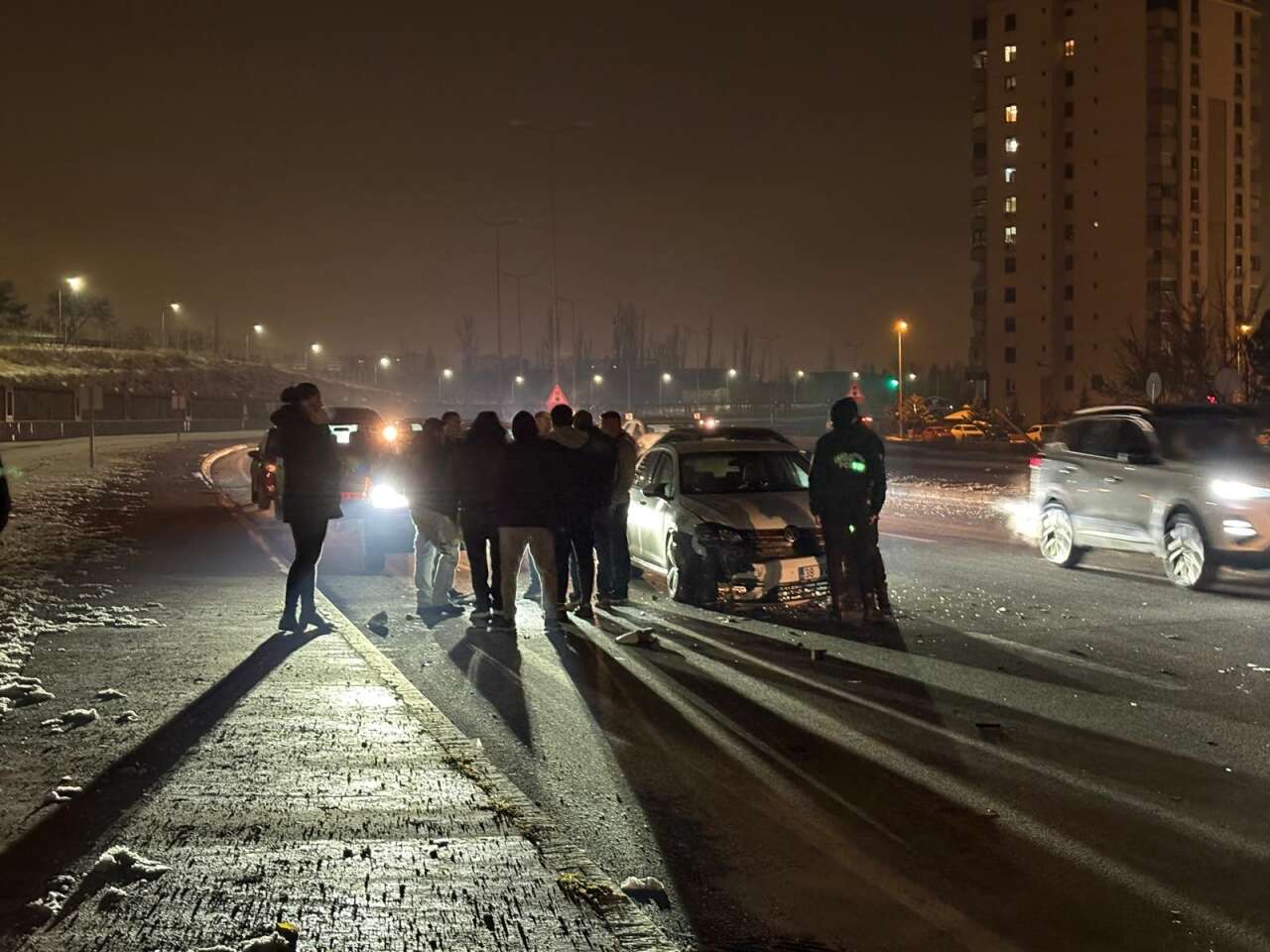 Kaza sonrası kesilen elektrikler, 2 ayrı kazaya daha neden oldu 7